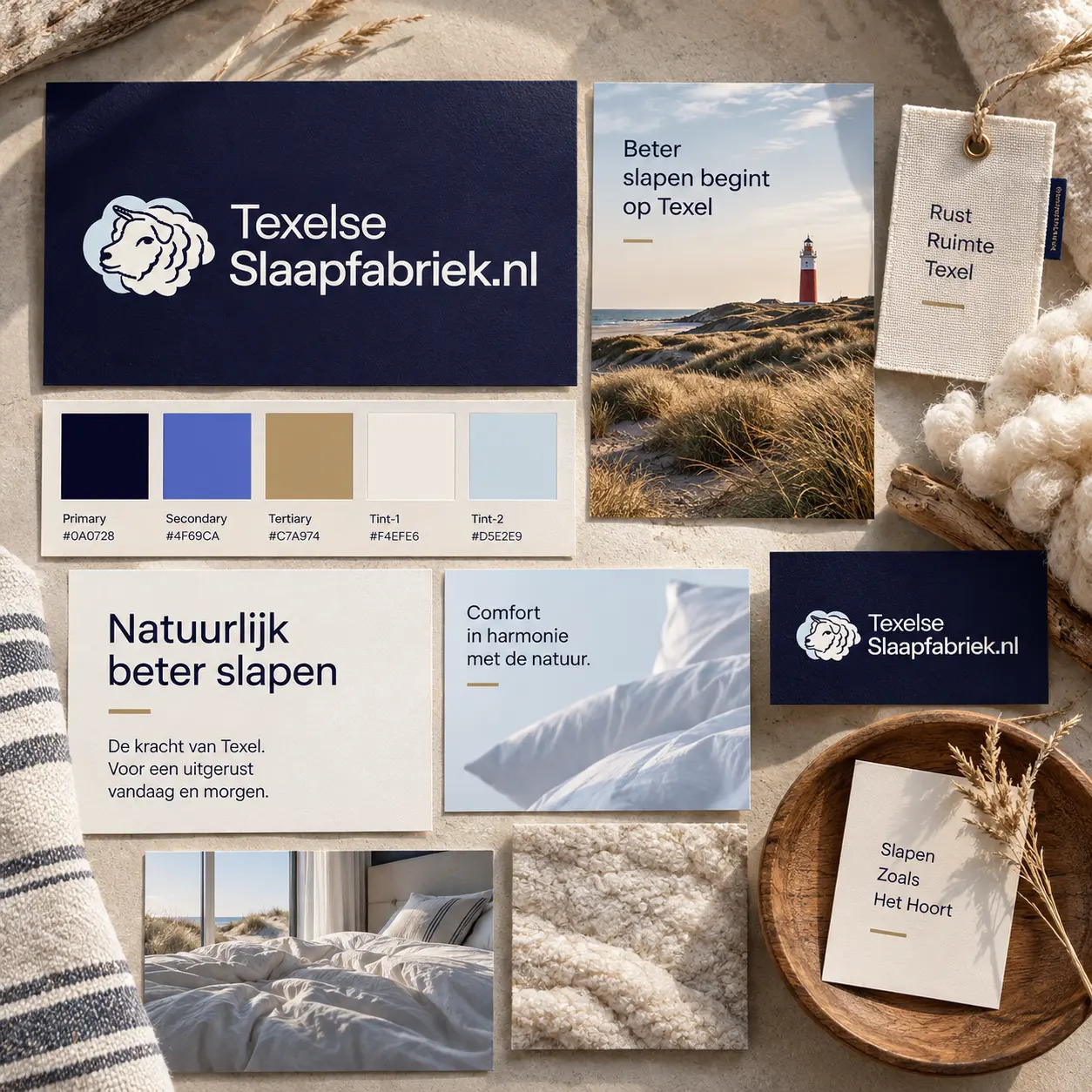 huisstijl texelse slaapfabriek